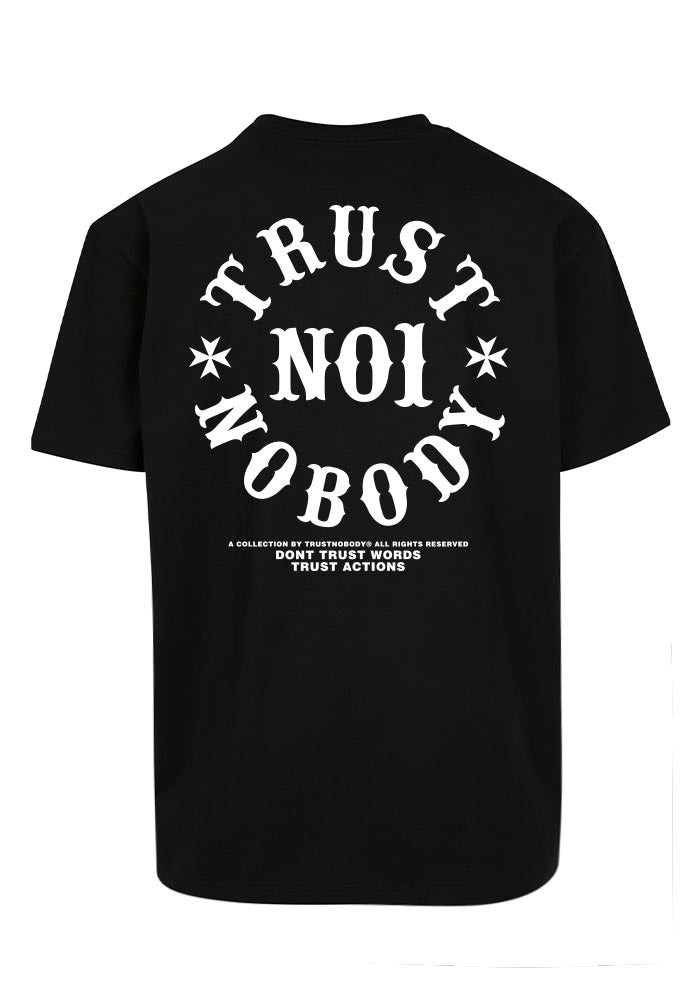 TRUST NOBODY® - TN Heavy Oversize Tee [black/white]