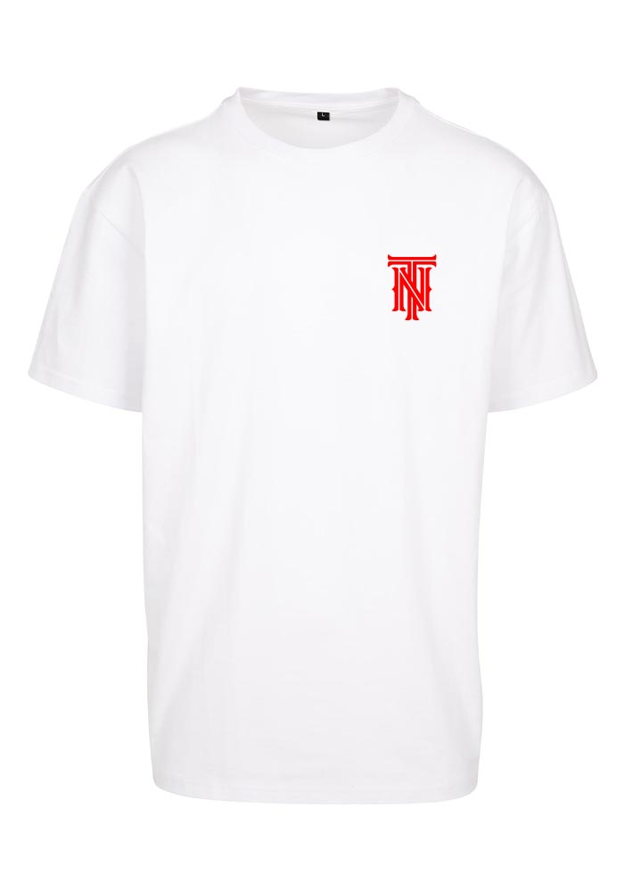 TRUST NOBODY® - TN Heavy Oversize Tee [white/red]