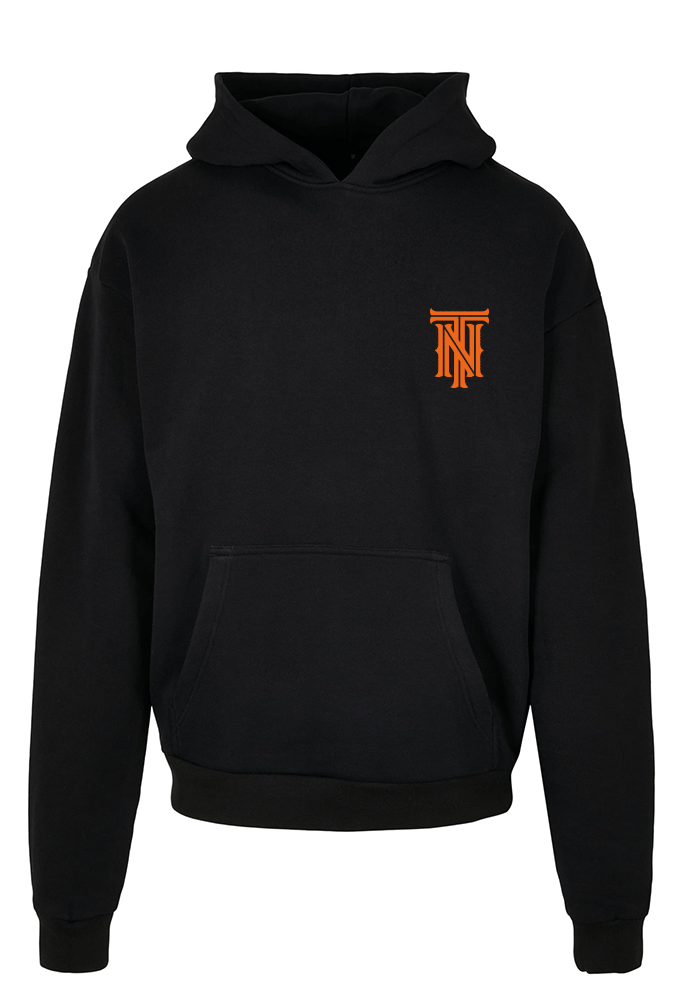 TRUST NOBODY® - TN Oversized Basic Hoody [black/orange]