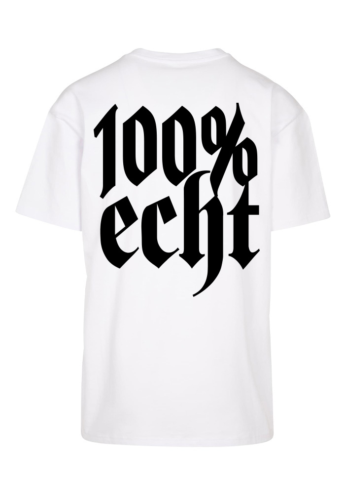 TRUST NOBODY® - 100% Echt Heavy Oversize Tee [white/black]