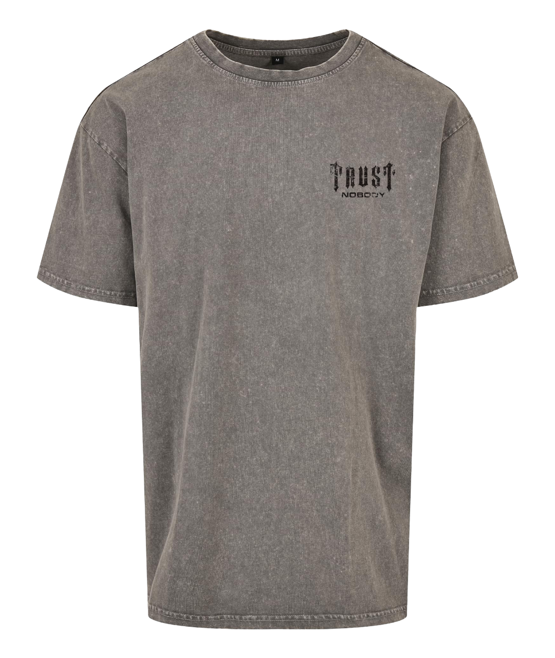 TRUST NOBODY® - Thrash Look - Oversized Washed Tee [asphalt/black]