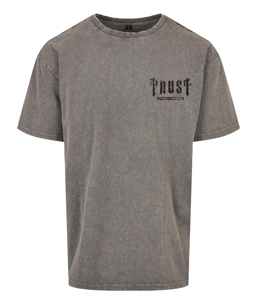 TRUST NOBODY® - Thrash Look - Oversized Washed Tee [asphalt/black]