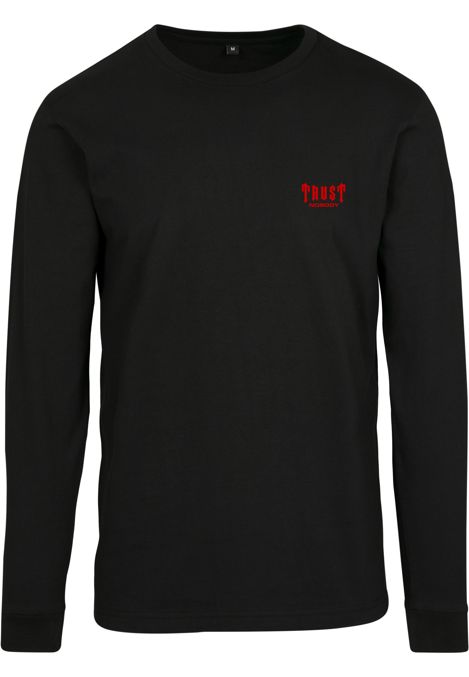 TRUST NOBODY® - oversized Longsleeve [black/red]