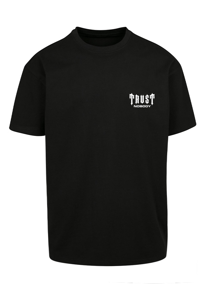 TRUST NOBODY® - 100% Echt Heavy Oversize Tee [black/white]