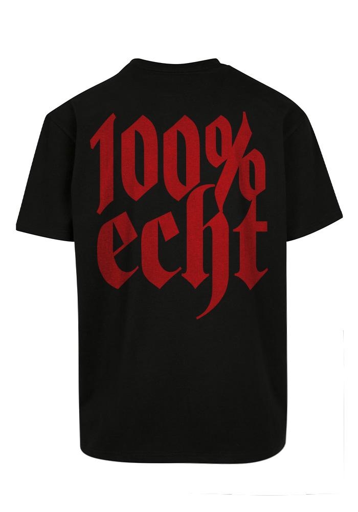 TRUST NOBODY® - 100% Echt Heavy Oversize Tee [black/red]